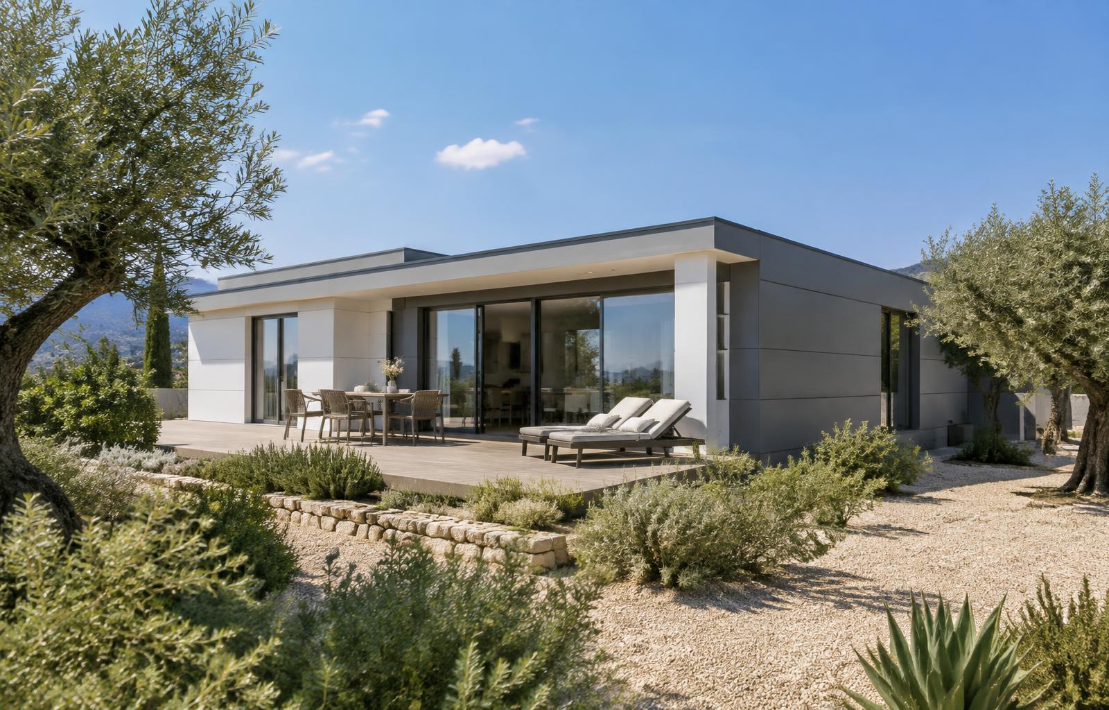 Modern Yaşam Evi — Prefabrik Ev, Gazimağusa