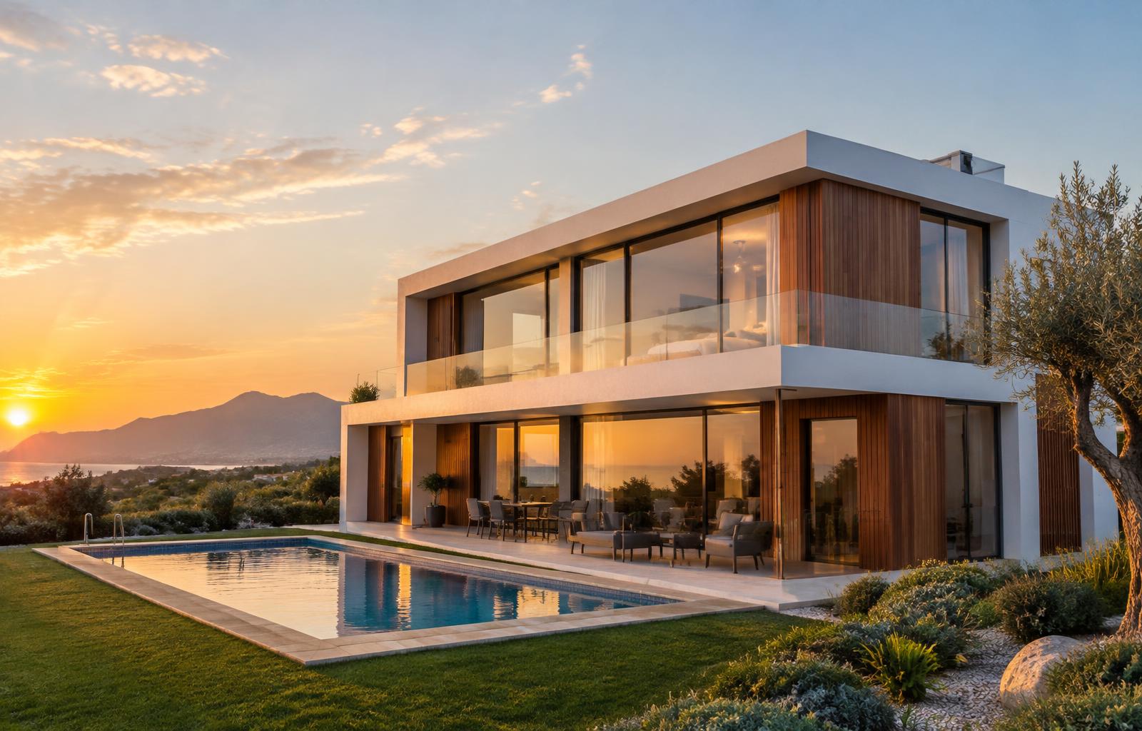 Modern Prefabrik Villa — Prefabrik Ev, Girne